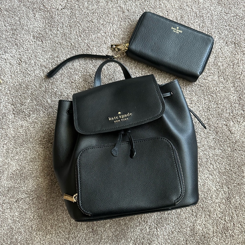 Kate Spade Darcy Flap Backpack Bundle Gem